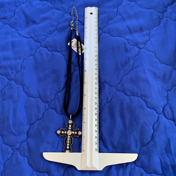 Crystal Cross Necklace - Picture 4 of 4